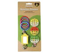 Rosewood Boredom Breakers Assorted Bird Toys - Pack of 3