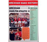 Assorted Wrexham 3 Charlton Athletic 0 | Wrexham promoted to Championship | 2025 League One | Souvenir Print Poster Gift