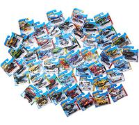 Assortment of 48 Different Die-Cast Hotwheels for Cars and Trucks…