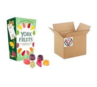 Assortment of Fruit Flavour Jellies With a Sugar Coating Sweets Box 350g