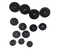 Assortment of Rubber Flat Washers Pack of 13 Tap Washers, Set includes 3 UK sizes, 3 x 3/8", 5 x 1/2" and 5 x 3/4" fits most traditional taps, perfect for tap repairs or replacements