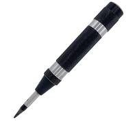 ASSORTS Automatic Center Punch with Replaceable Hardened Steel Tip, Heavy Duty Spring Loaded Punch Tool, No Hammer Required for Metal, Steel, Wood, Drilling Marking & Precision Work