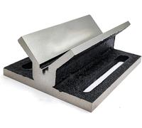 ASSORTS Cast Iron V-Block Jig Fixture for Center Drilling on Round Workpieces - 2" Capacity