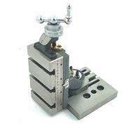 Assorts' Design Patent Mini Vertical Milling Slide with Base Plate- Direct Mounting on 7 x 14 Mini Lathe Machine (Swivel Type- No Clamps)