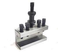 Assorts Dickson S2/T2 Quick Change Tool Post Standard Holder - Fits Colchester Student/Master & Harrison Lathes - 98×98×72 mm Block - Hardened Tool Steel - 28 mm Capacity