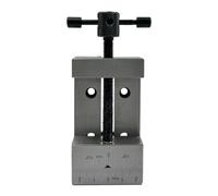 ASSORTS Mini Steel Vice 2" (50 mm) - Precision Ground Small Bench Vise for Work Holding | 45 mm Jaw Opening | V-Block Jaws for Round Jobs | Engineering & Machining Tools