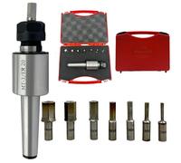 ASSORTS MT3 Shank Rotary Broach Holder with ER20 Adaptor - Precision Internal Hex Broaching Tool Set with Hardened HSS Hex Broaches for CNC Lathes, Milling Machines & Professional Metalworking