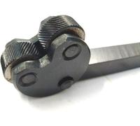 ASSORTS Pivot Head Knurling Tool - 1.0 mm Pitch | Diamond Pattern Knurler with 2 Knurls | 1/2" Shank Lathe Tool Holder