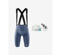 Assos Equipe R S11 Bib Shorts Blue + Assos Chamois Cream 200 ml - M
