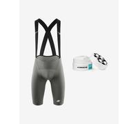 Assos Equipe R S11 Bib Shorts Grey + Assos Chamois Cream 200 ml - 3XL