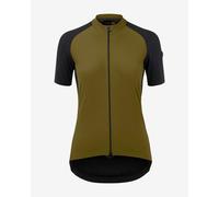 Assos Uma GTV c2 Short Sleeve Jersey Yellow Ochre Black Women - S