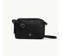 Assots London 'AVON' Black Soft Nappa Full Grain Real Leather Crossbody Bag