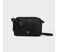 Assots London 'avon' Soft Nappa Full Grain Real Leather Crossbody Bag In Black Black One Size