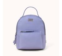 Assots London Betty' Zip Top Mini Pebble Grain Leather Backpack In Lilac Lilac