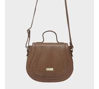Assots London 'carmel' Real Leather Shoulder Crossbody Bag In Tan Tan One Size