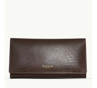 Assots London 'CLAIRE' Brown Lizard Leather Flap Over Purse