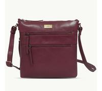 Assots London 'CORI' Chilli Pepper Waxy VT Real Leather Crossbody Bag