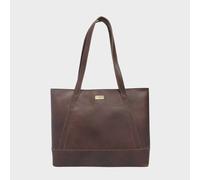 Assots London Evelyn' Real Leather Designer Tote Work Bag In Brown Brown One Size