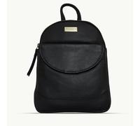 Assots London 'GEORGE' Black Mini Pebble Grain Leather Backpack