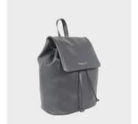 Assots London Grace' Full Grain Leather Flap-Over Backpack In Black Black