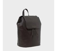 Assots London Grace' Full Grain Leather Flap-Over Backpack In Light Brown Light Brown One Size