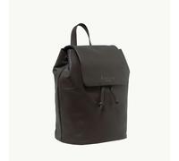 Assots London 'GRACE' Mokka Brown Full Grain Leather Flap-over Backpack
