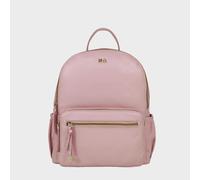 Assots London 'ISABELLA' Baby Pink Lightweight Luxurious Baby Changing/Diaper Leather Backpack