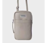 Assots London 'leo' Real Leather Crossbody Mobile Phone Bag In Beige Beige One Size
