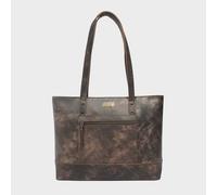 Assots London Millie' Real Leather Designer Tote Work Bag In Brown Brown One Size
