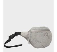 Assots London Noah' Real Leather Bum Belt Bag In Grey Grey One Size