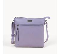 Assots London Rue' Soft Pebble Grain Leather Crossbody Bag In Lilac Lilac