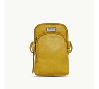 Assots London 'SARAH' Yellow Vintage Natural Grain Leather Mini Crossbody Bag