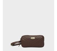 Assots London Stella' Quilted Pebble Grain Leather Bum Belt Bag In Tan Tan One Size