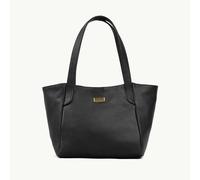 Assots London 'URBAN TOTE' Black Pebble Grain Real Leather Work Tote Bag