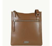 Assots London 'WILLOW' Tan Smooth Leather Crossbody Bag