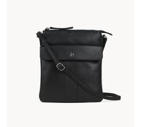 Assots London Women's 'AMBA' Soft Nappa Full Grain Real Leather Crossbody Bag in Black Assots London Black One Size