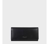 Assots London Women's 'CLAIRE' Real Polished VT Vintage Leather Flap Over Purse in Black Assots London Black One Size