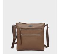 Assots London Women's 'CORI' Pebble Grain Soft Real Leather Crossbody Bag in Tan Assots London Tan One Size