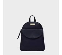 Assots London Women's GEORGE' Pebble Grain Mini Leather Backpack in Navy Assots London Navy