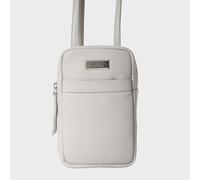 Assots London Women's 'LEO' Real Leather Crossbody Mobile Phone Bag in Grey Assots London Grey One Size