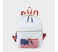 Assots London Women's 'WASHINGTON' White Designer Full Grain Leather Laptop Backpack