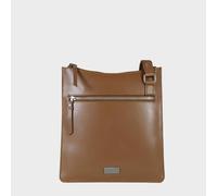 Assots London Women's 'WILLOW' Smooth Leather Crossbody Bag in Tan Assots London Tan One Size