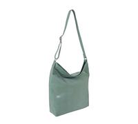 ASSOTS Stylish Genuine Leather Tote Bag for Women - Spacious, Zippered, and Perfect for Work, Travel, and Shopping (Granite Green)