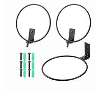 ASSR Iron Collapsible Vertical Planter Holder Ring, 20cm/8inch, 3Pcs, Wall Mount, Indoor Use