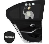 Asstikoo Car Window Shades for Baby, Car Sun Shades with UV Protection