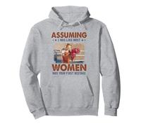 Assuming I Was Like Most Women Was Your First Mistake Boxing Pullover Hoodie