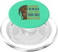 Assuming I'm An Old Lady Was Your First Mistake Funny Woman PopSockets PopGrip for MagSafe