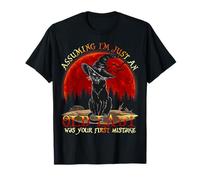 Assuming I'm just an Old Lady was your first Mistake Cat T-Shirt