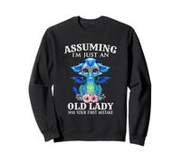 Assuming I'm just an Old Lady Was Your First Mistake Dragon Sweatshirt