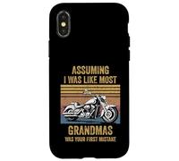 Assuming Like I Was Like Most Grandmas Was Your First Biker Case for iPhone X/XS